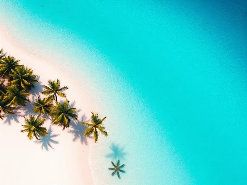 Crystal-clear turquoise lagoon at Bangaram Island